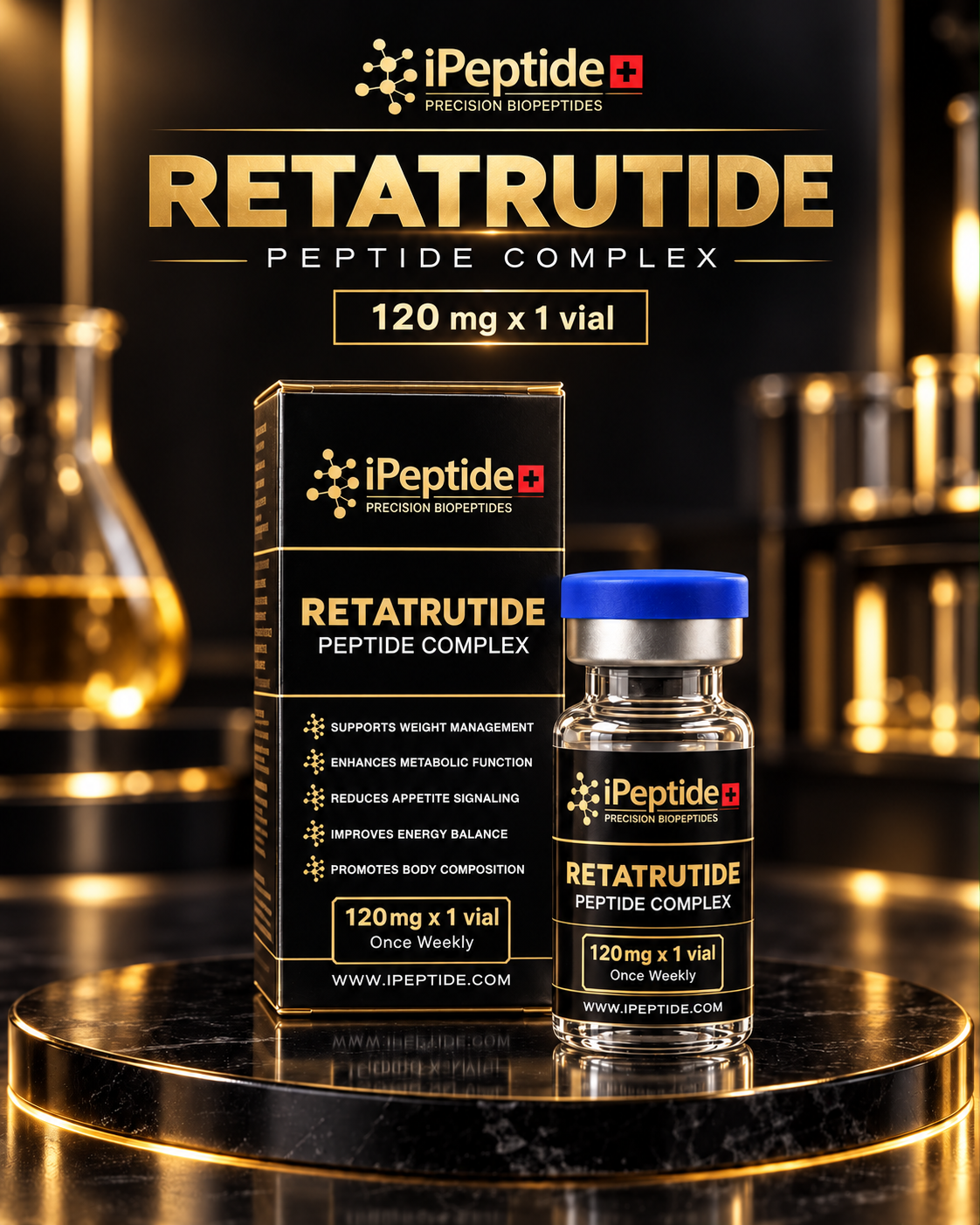 Retatrutida 120mg (liofilizada) - iPeptide