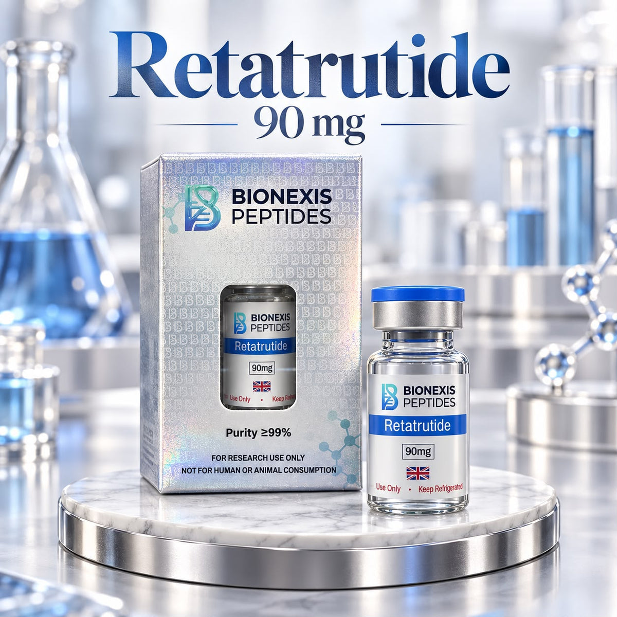 Retatrutida 90mg (liofilizada) - Bionexis