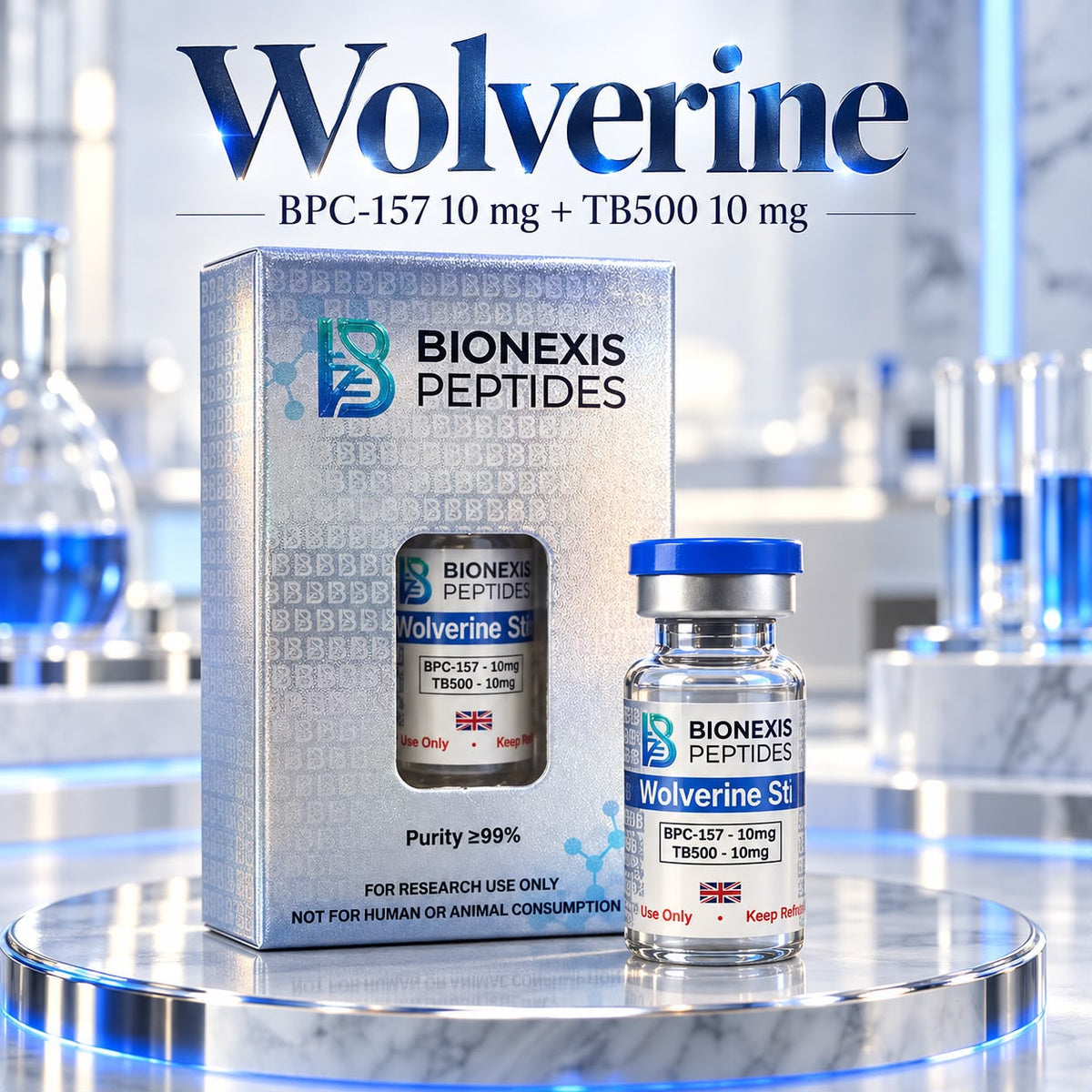 BPC-157 + TB-500 20mg (Wolverine Stack) - Bionexis