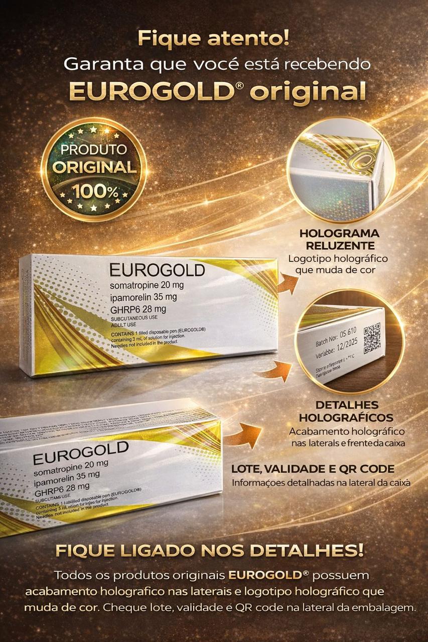 🔥2 Canetas 240UI Eurogold 🔥PROMOÇÃO RELÂMPAGO ⚡⚡⚡