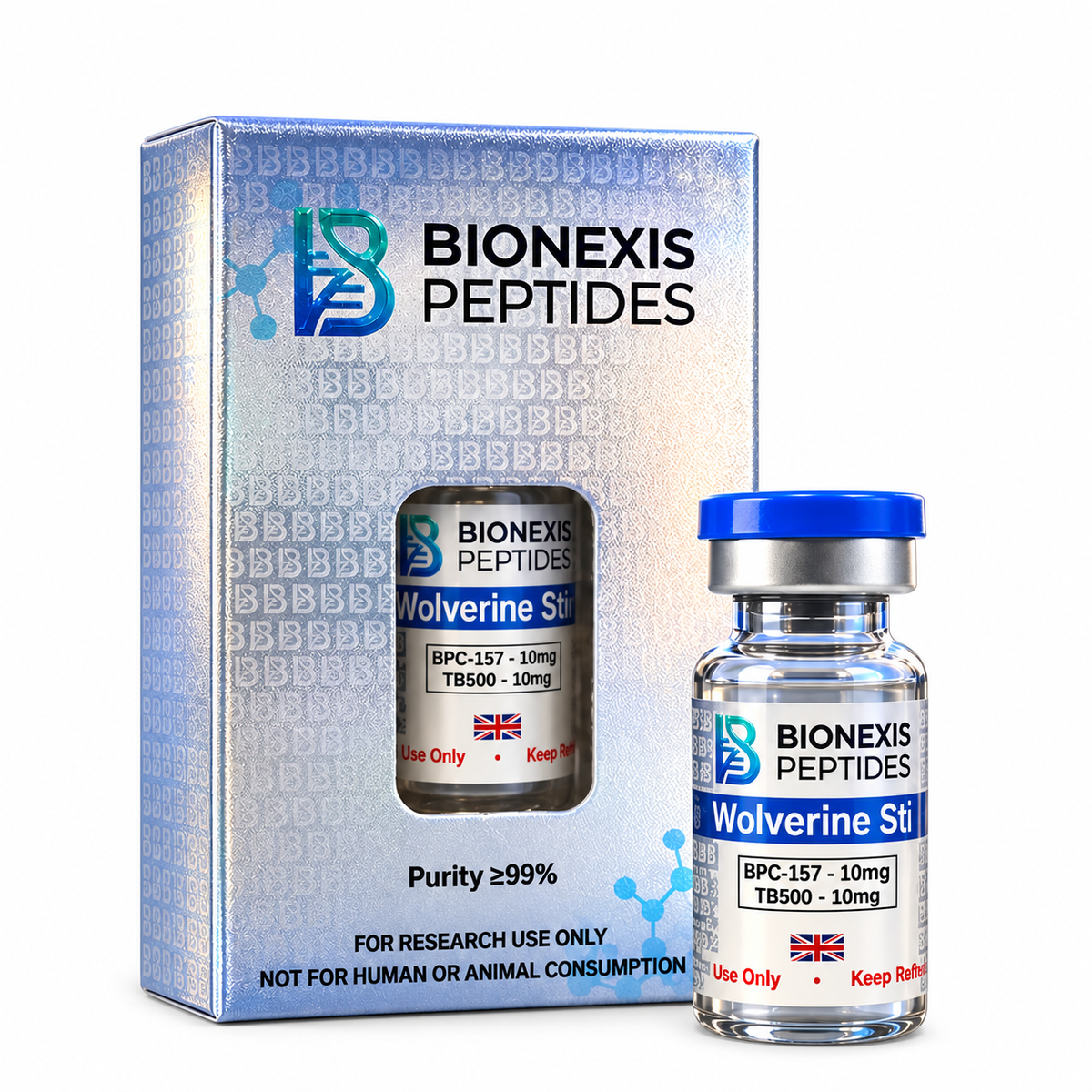 BPC-157 + TB-500 20mg (Wolverine Stack) - Bionexis