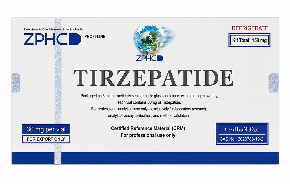 Tirzepatida 150mg (5 ampolas de 30mg) - ZPHC