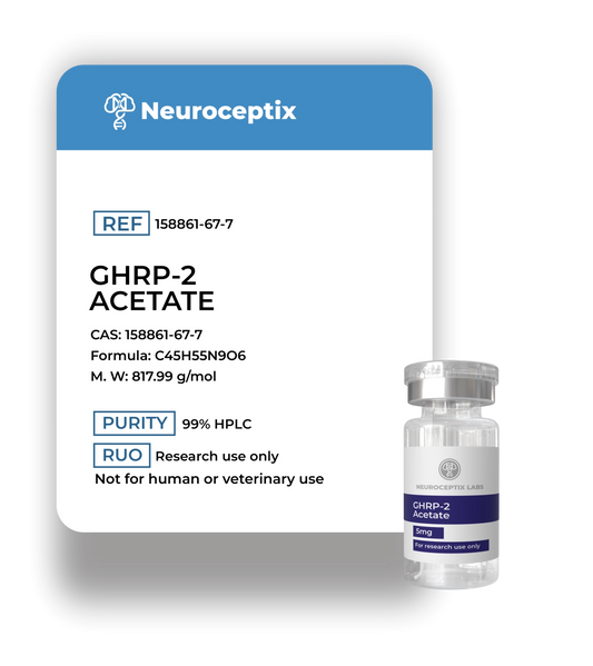 GHRP2 5mg - Neuroceptix - Não acompanha BAC