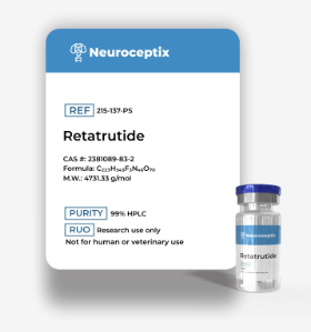 Retatrutida Neurocepticx 60mg - *Não acompanha BAC*