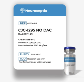 CJC SEM DAC 5mg Neuroceptix - ️ É necessário comprar água bacteriostática.