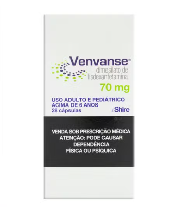 Venvanse 70mg 30 cápsulas - Genérico