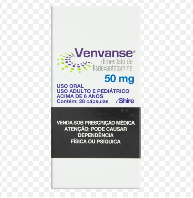 Venvanse 50 mg 30 cápsulas - Genérico