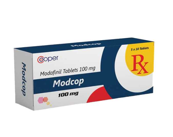 Modafinil L.A 50cmp/100mg (Modcop Rx) - Cooper Pharma