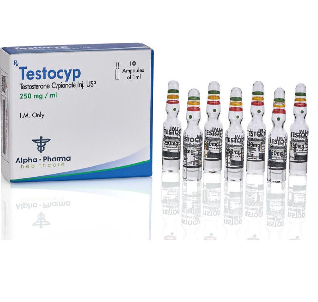 Cipionato de Testosterona 250mg/10ml (Testocyp) - Alpha Pharma