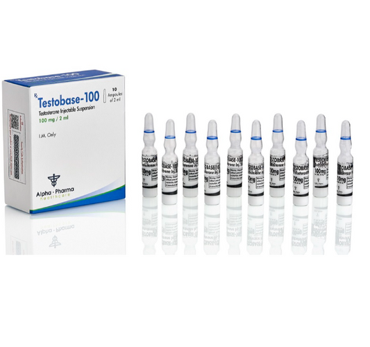 Testosterona Aquosa 100mg/10ml - (Testobase) - Alpha Pharma