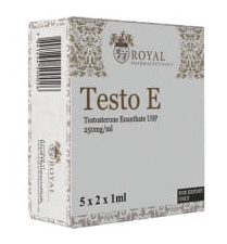 Enantato de Testosterona 250mg/10 ampolas de 1ml (Testo E) - Royal Pharmaceuticals