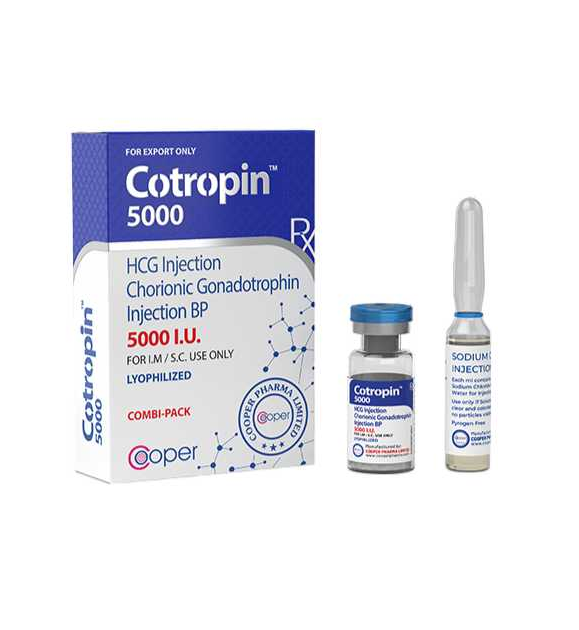 HCG 5000ui (Cotropin 5000) - Cooper Pharma