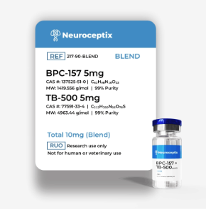 BPC 157+TB500 20mg (Wolverine Stack) - Neuroceptix - Não acompanha BAC