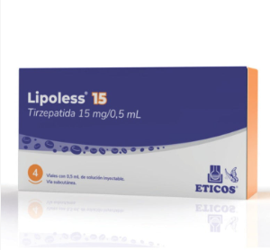 Tirzepatida Lipoless 60mg (Mounjaro) - 4 ampolas de 15mg
